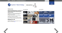 Desktop Screenshot of custom-technology.co.uk